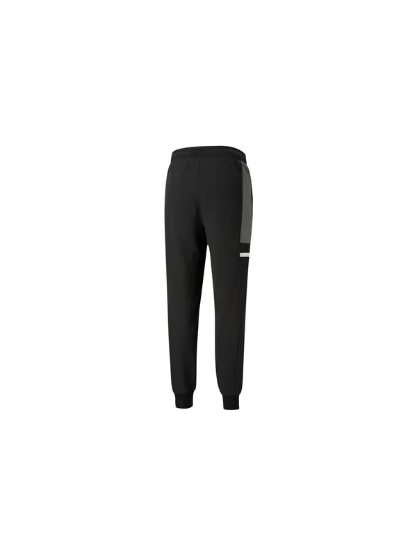 Брюки logo tape pants 'black' Puma — изображение 2 из 4, черный