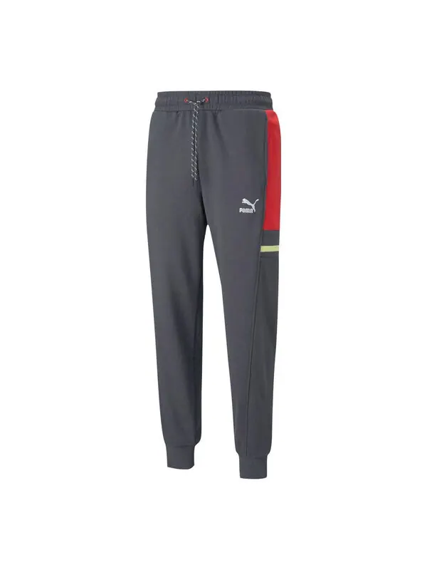 Брюки logo tape pants 'grey' Puma — 1