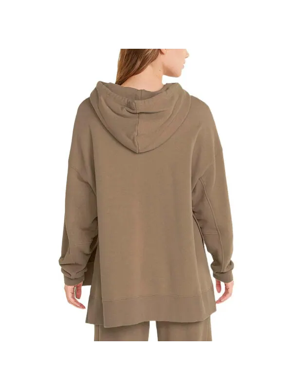 Свитер infuse pullover hoodie 'brown' Puma — изображение 4 из 4, коричневый