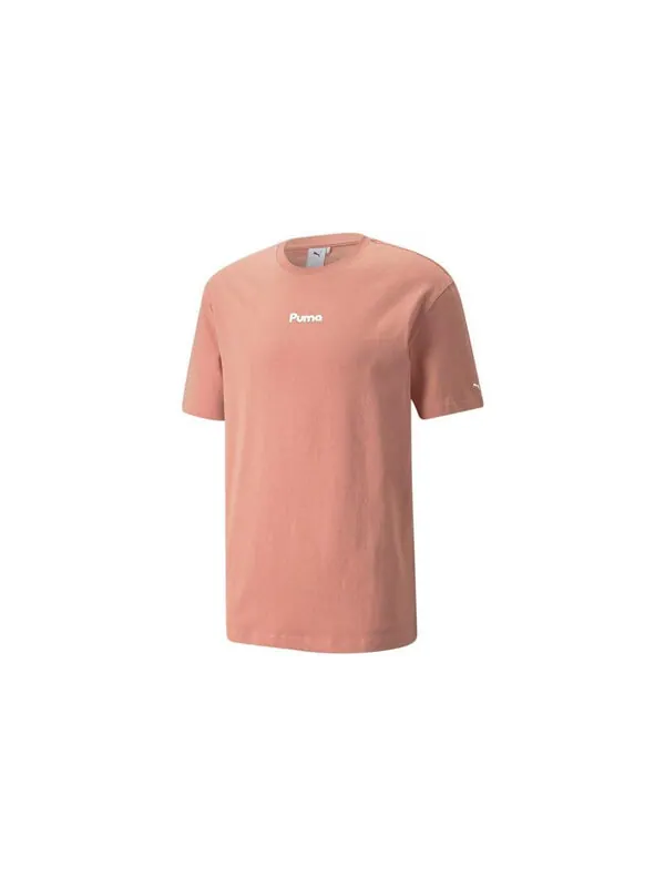 Футболка adventure planet graphic tee 'pink' Puma — изображение 2 из 4, розовый