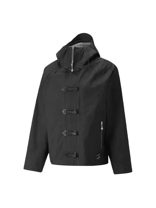 Куртка x pronounce crossover casual solid color hooded long sleeves jacket black Puma — изображение 1 из 3, черный