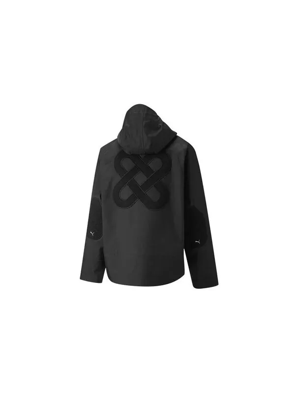 Куртка x pronounce crossover casual solid color hooded long sleeves jacket black Puma — изображение 2 из 3, черный