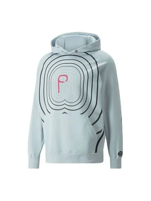 Толстовка x pronounce crossover casual sports breathable long sleeves couple style light blue Puma — изображение 1 из 3