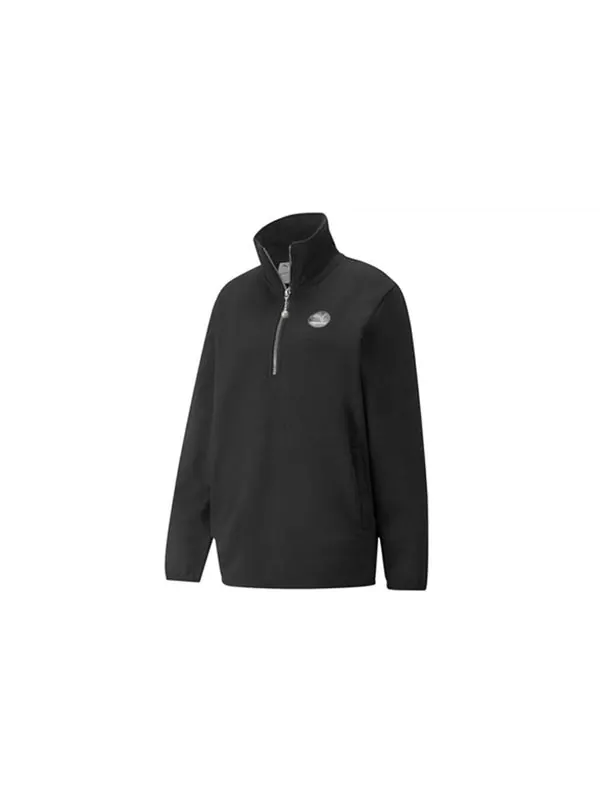 Свитер x pronounce half-zip sweatshirt Puma — изображение 2 из 2, черный