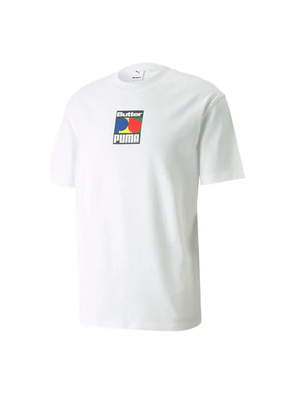Футболка x butter goods graphic t-shirt 'white' Puma — изображение 1 из 4, белый