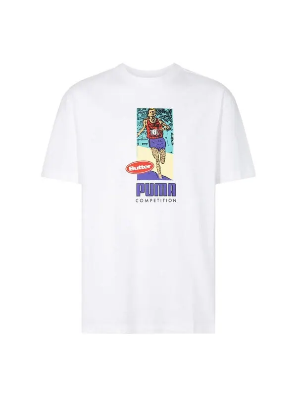 Футболка x butter goods graphic t-shirt 'white' Puma — изображение 1 из 1, белый