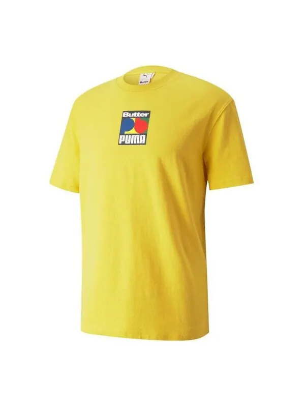 Футболка x butter goods graphic t-shirt 'yellow' Puma — изображение 1 из 4, желтый