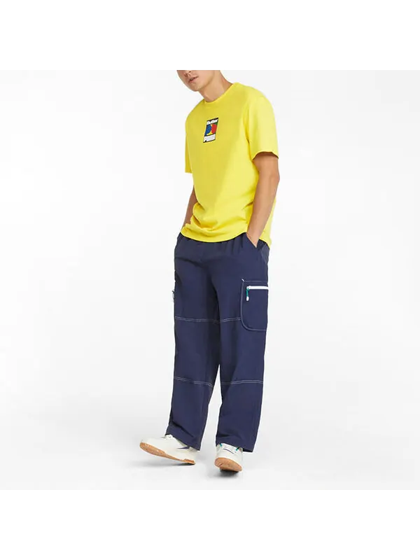 Футболка x butter goods graphic t-shirt 'yellow' Puma — изображение 3 из 4, желтый
