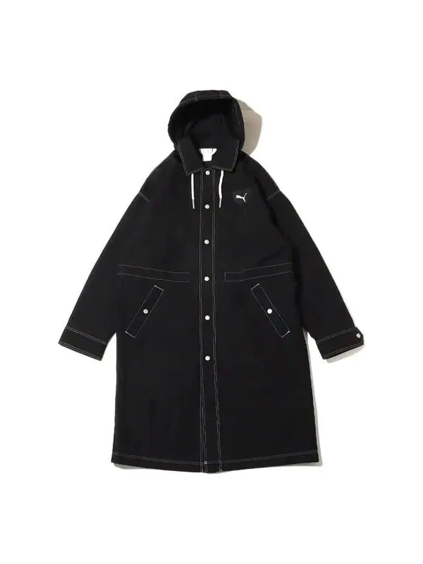 Куртка x ami light nylon jacket 'black' Puma — изображение 1 из 4, черный