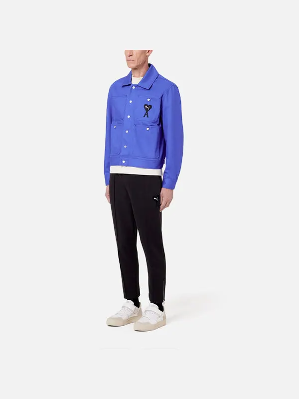 Куртка x ami jacket 'blue' Puma — изображение 2 из 4, синий/белый/черный