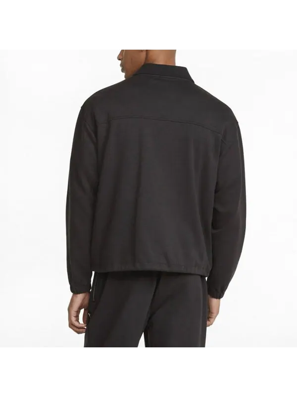 Куртка x ami track full zip jacket 'black' Puma — изображение 4 из 4, черный