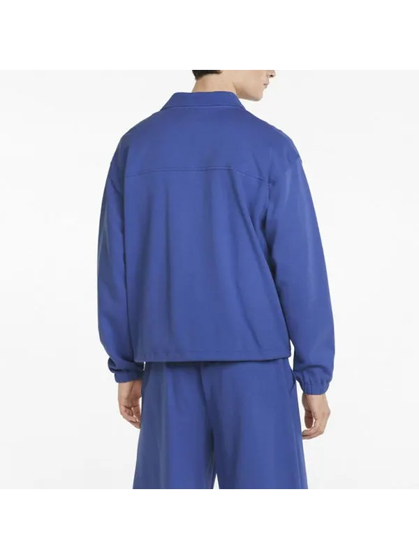 Куртка x ami track full zip jacket 'blue' Puma — изображение 4 из 4, синий