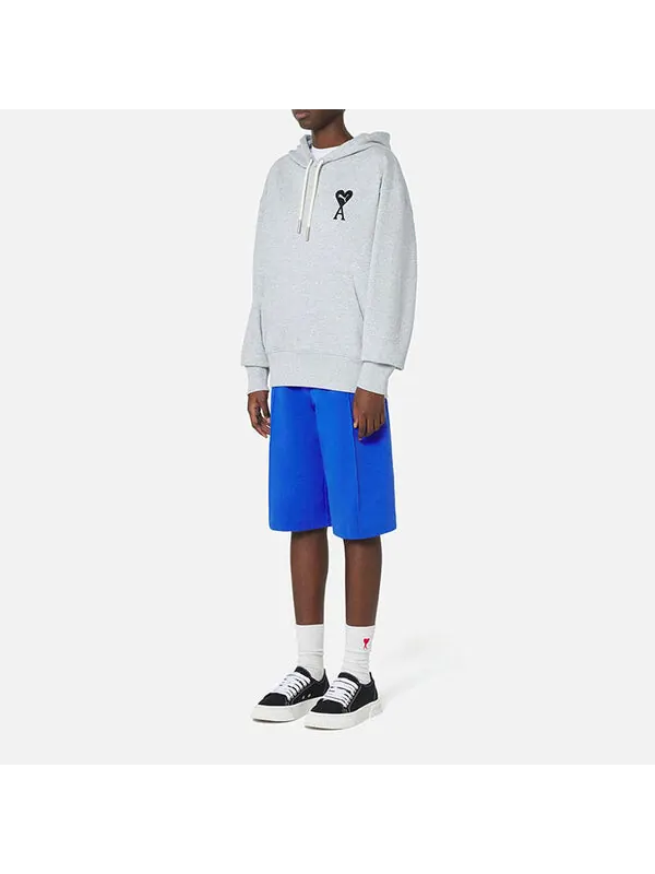 Толстовка x ami hoodie 'grey' Puma — изображение 2 из 4, серый/черный