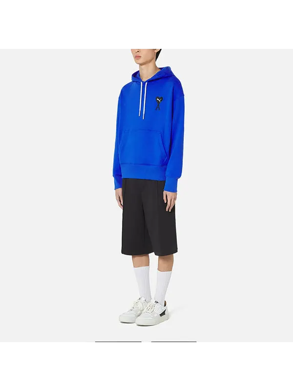 Толстовка x ami hoodie 'blue' Puma — изображение 4 из 4, синий/черный