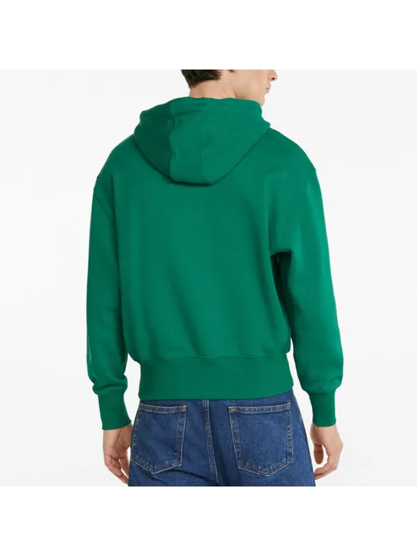 Толстовка x ami hoodie 'green' Puma — изображение 4 из 4, зеленый/черный