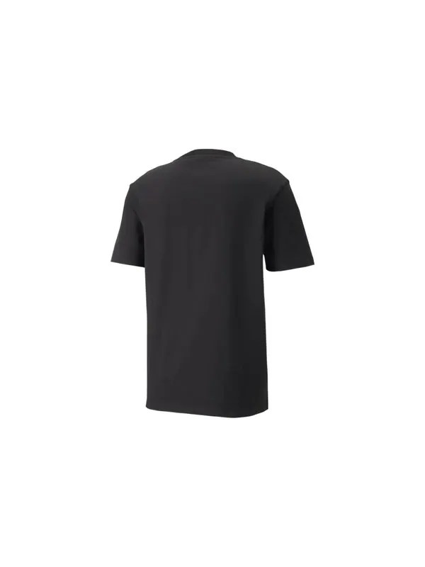 Футболка x ami graphic t-shirt 'black' Puma — изображение 2 из 4, черный/белый