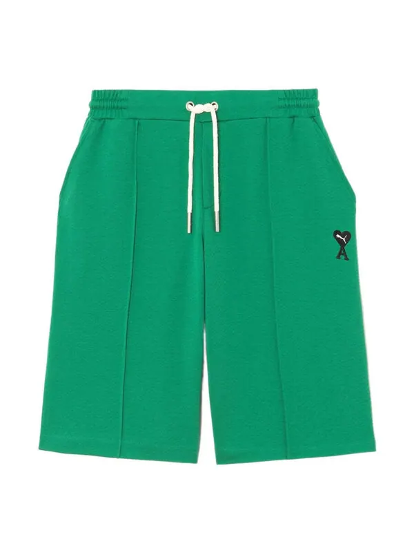 Шорты x ami shorts 'green' Puma — изображение 1 из 4, зеленый