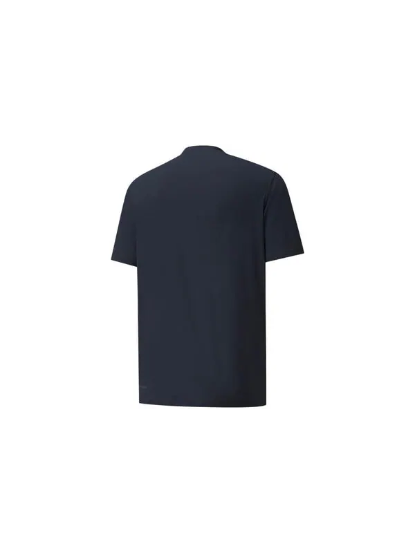 Футболка x palm tree crew golf tee 'navy' Puma — изображение 2 из 4, темно-синий