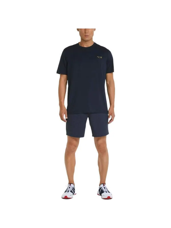 Футболка x palm tree crew golf tee 'navy' Puma — изображение 3 из 4, темно-синий