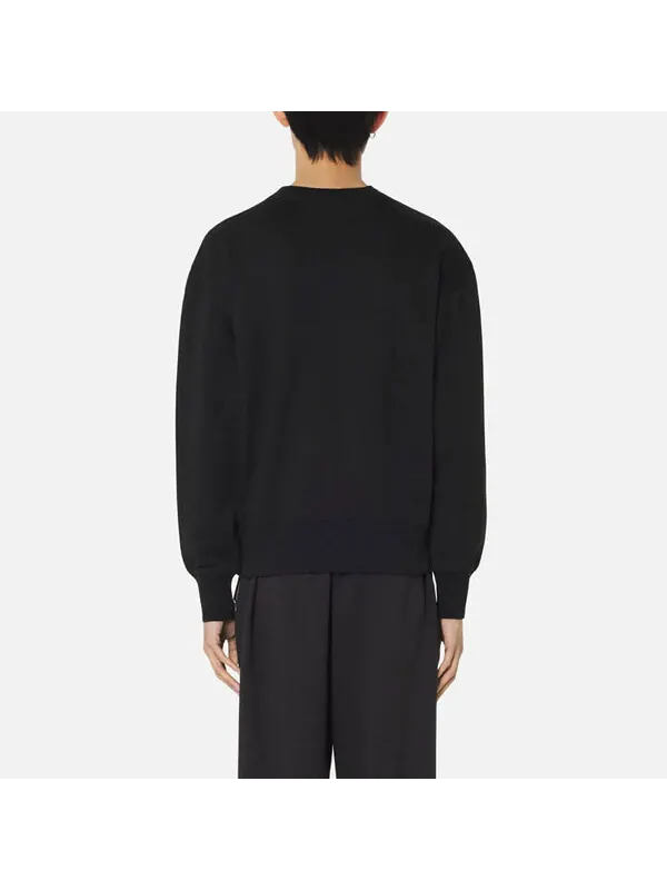 Толстовка x ami sweatshirt 'black' Puma — изображение 3 из 4, черный
