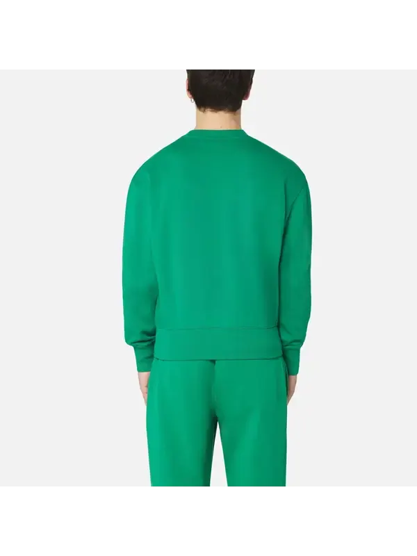 Свитер x ami crew neck sweatshirt 'green' Puma — изображение 3 из 4, зеленый