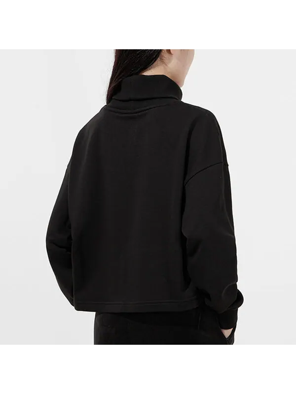 Свитер classics logo embroidery swea black Puma — изображение 3 из 3, черный