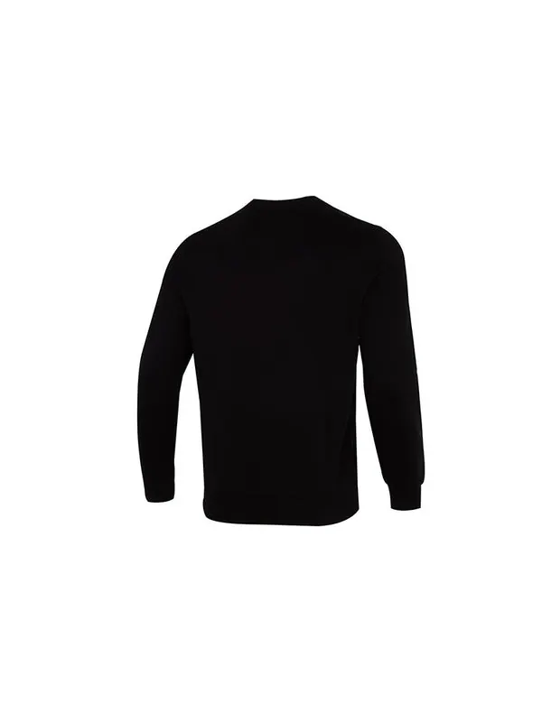 Толстовка clsx piped crew tr logo printing round neck sports pullover black Puma — изображение 2 из 4, черный