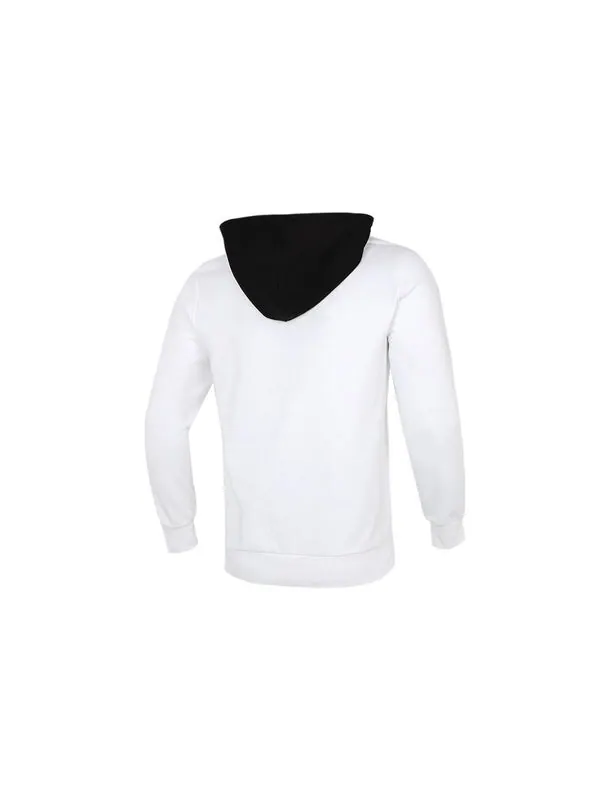 Толстовка clsx colblock hoodie 'white' Puma — изображение 2 из 4, белый/черный