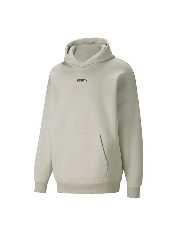 Толстовка small logo hoodie 'grey' Puma — изображение 1 из 2, серый