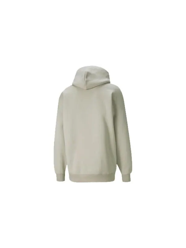 Толстовка small logo hoodie 'grey' Puma — изображение 2 из 2, серый