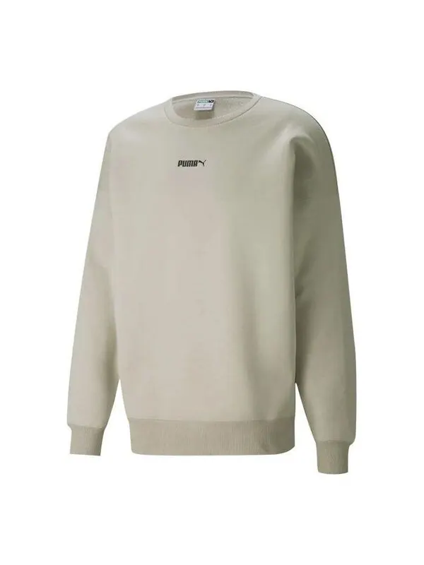 Свитер small logo crew neck sweatshirt 'grey' Puma