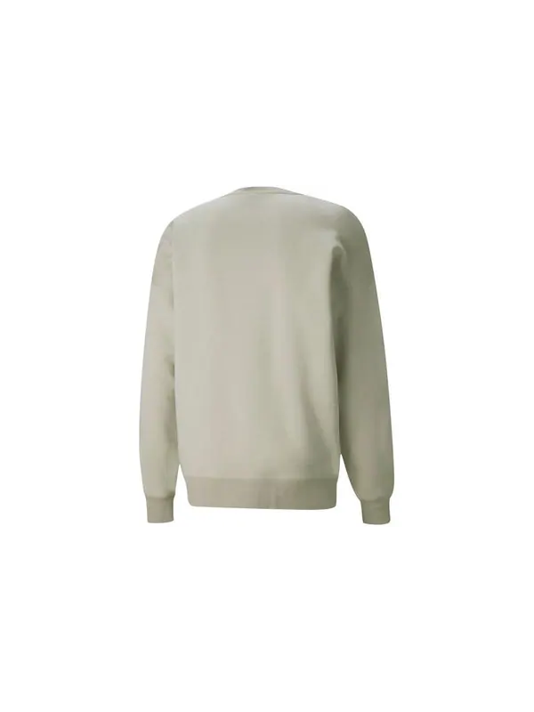 Свитер small logo crew neck sweatshirt 'grey' Puma — изображение 2 из 2, серый