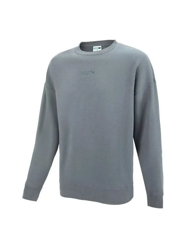 Свитер small logo crew neck sweatshirt 'grey' Puma