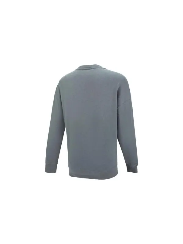 Свитер small logo crew neck sweatshirt 'grey' Puma — изображение 2 из 2, серый