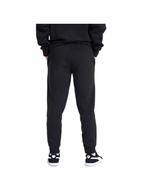 Брюки essentials fleece sweatpant 'black' Puma — изображение 4 из 4, черный