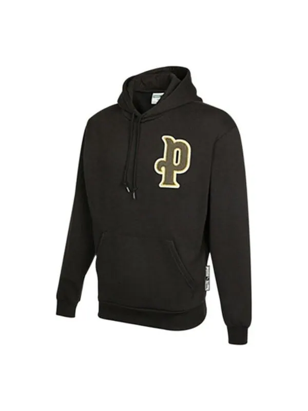 Толстовка varsity logo hoodie 'black' Puma — изображение 1 из 1, черный