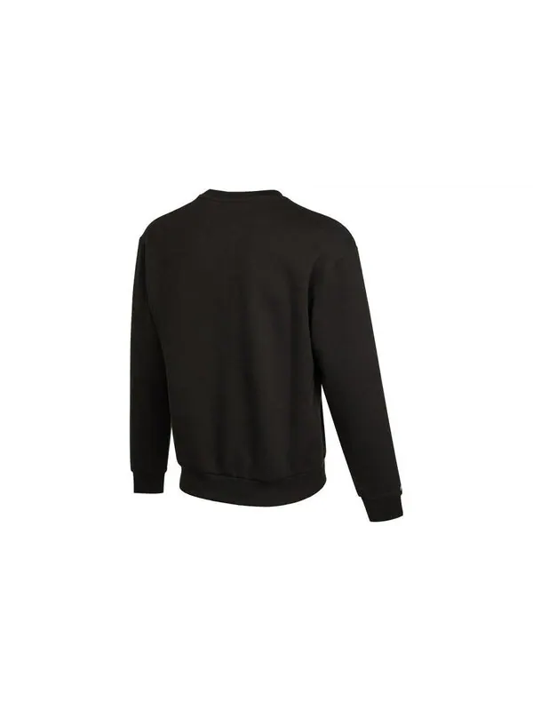 Свитер team crew sweatshirt 'black' Puma — изображение 2 из 2, желтый