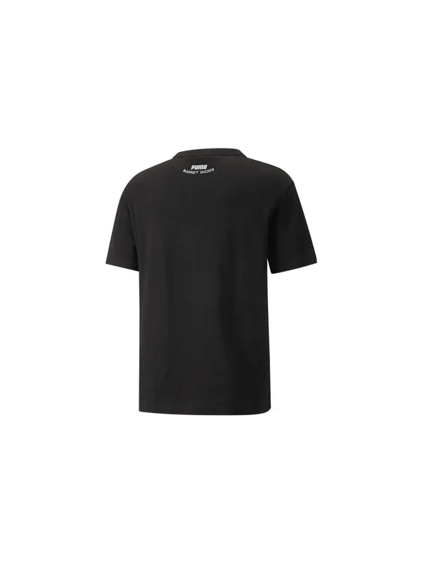 Футболка x garfield graphic t-shirt 'black' Puma — изображение 2 из 4, черный