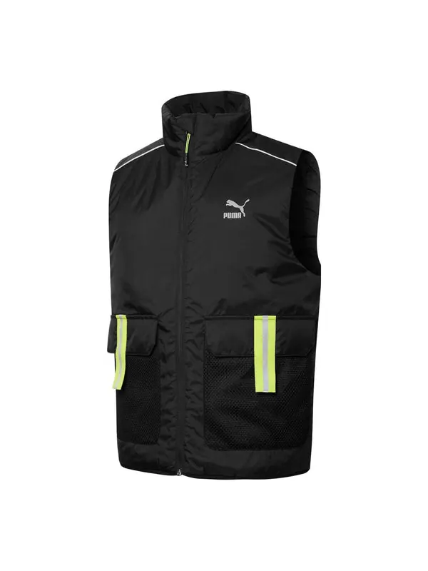 Жилет logo sleeveless vest 'black' Puma