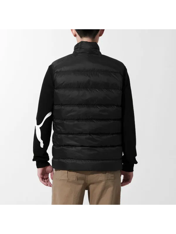Жилет logo down vest 'black' Puma — изображение 4 из 4, черный