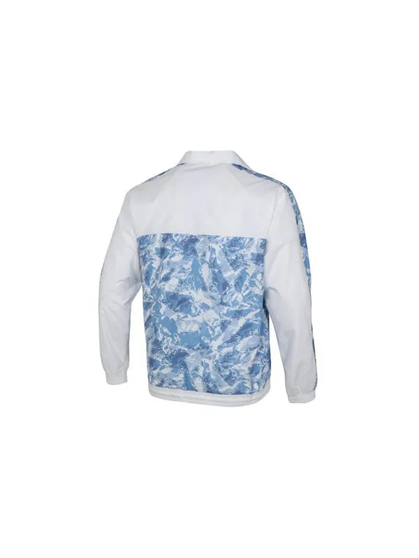 Куртка mountain aop windbreaker woven sports logo jacket white Puma — изображение 2 из 4, белый
