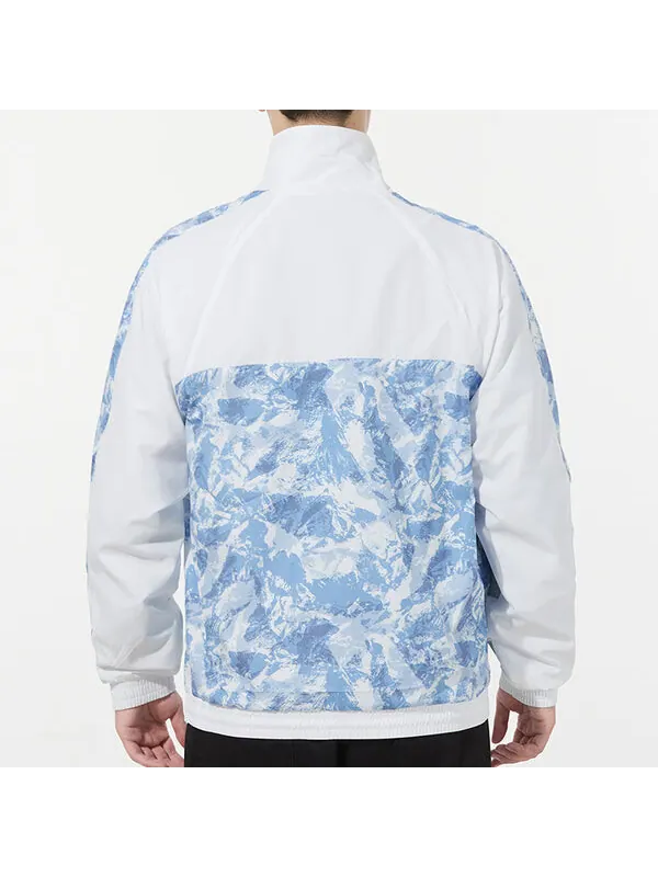 Куртка mountain aop windbreaker woven sports logo jacket white Puma — изображение 4 из 4, белый