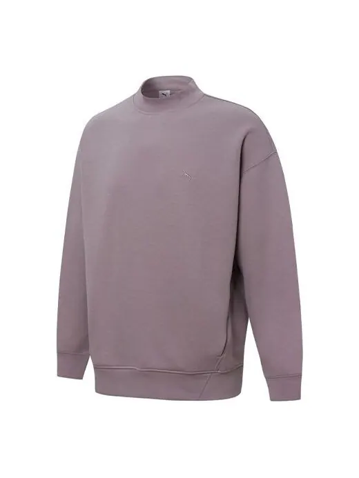 Куртка mmq crewneck sweatshirt 'purple' Puma — изображение 1 из 1, фиолетовый