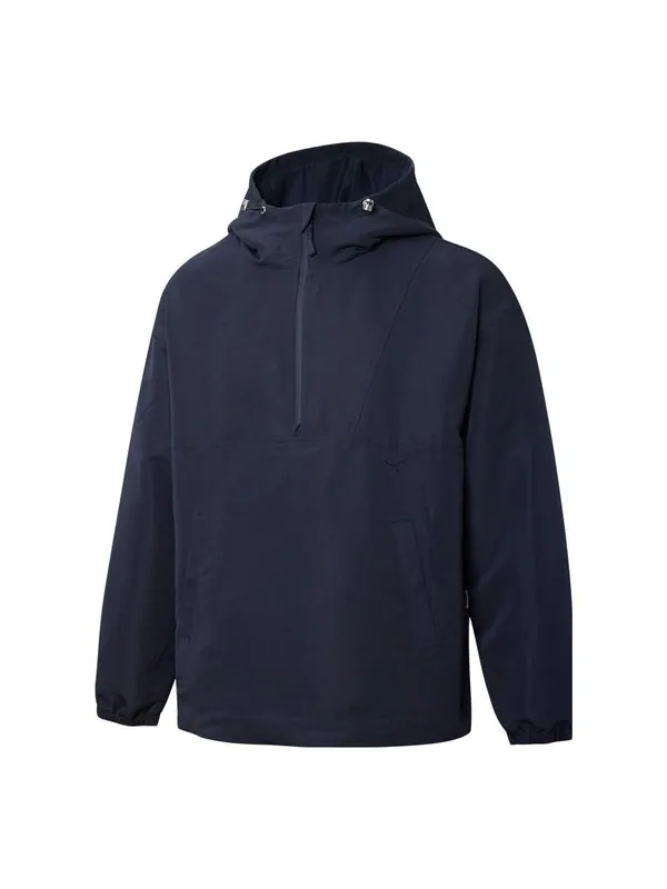 Куртка mmq 1/2 zip hoodie 'navy' Puma — изображение 1 из 3, темно-синий