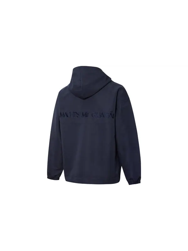 Куртка mmq 1/2 zip hoodie 'navy' Puma — изображение 2 из 3, темно-синий