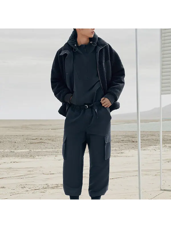 Куртка mmq 1/2 zip hoodie 'navy' Puma — изображение 3 из 3, темно-синий