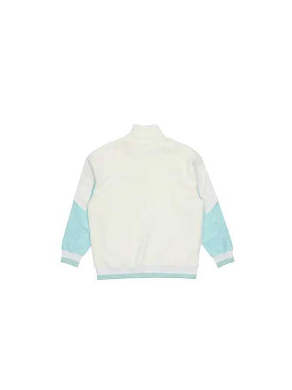 Куртка retro sherpa jacket 'beige blue' Puma — изображение 2 из 2, бежевый/синий