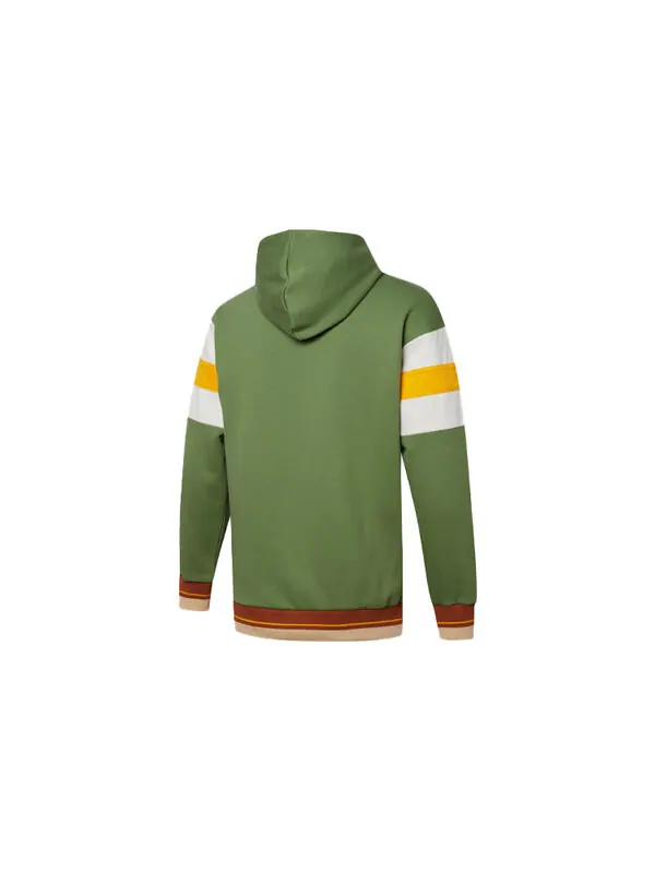 Толстовка retro embroidered logo contrasting colors sports dark green Puma — изображение 2 из 4, зеленый