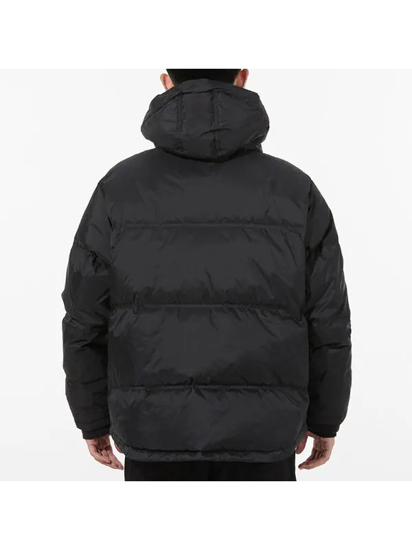 Куртка logo puffer jacket 'black' Puma — изображение 4 из 4, черный
