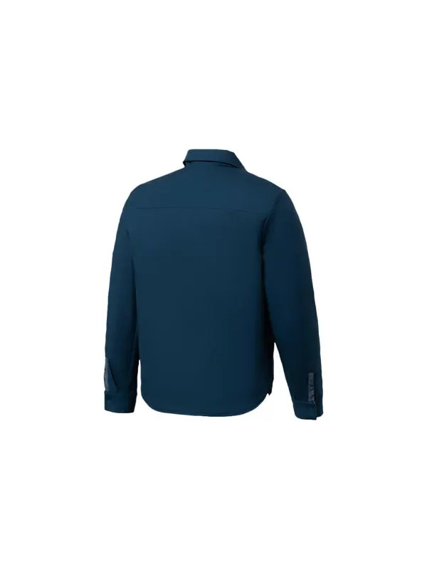 Рубашка paisley woven reversible shacke shirt 'blue grey black' Puma — изображение 2 из 3, синий/серый/черный